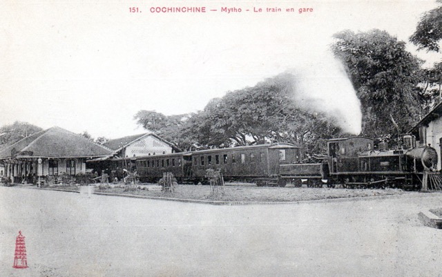 The first train convoy in Vietnam