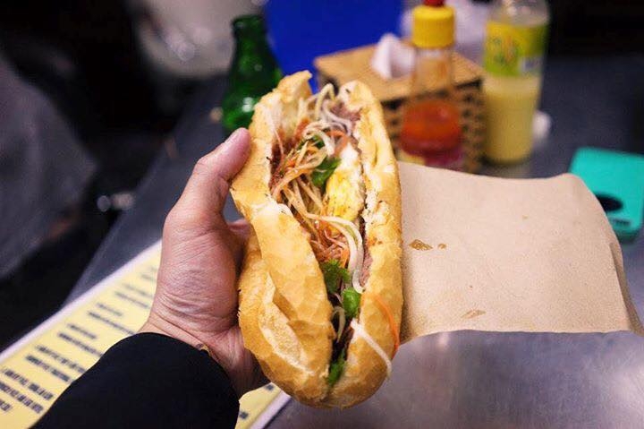 Eating Banh Mi - Vietnamese Tasty Food