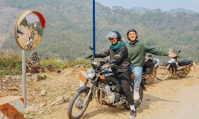Riding a motorbike in Vietnam is an exciting experience