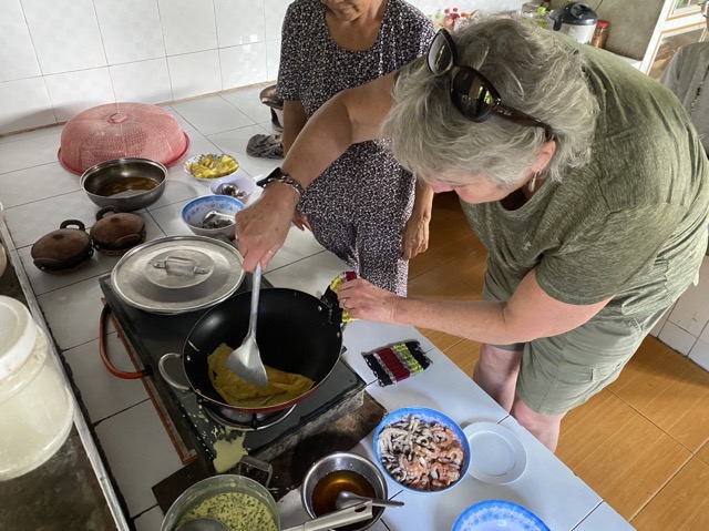 Cooking Crispy Vietnamese Pancake With Joy Journeys