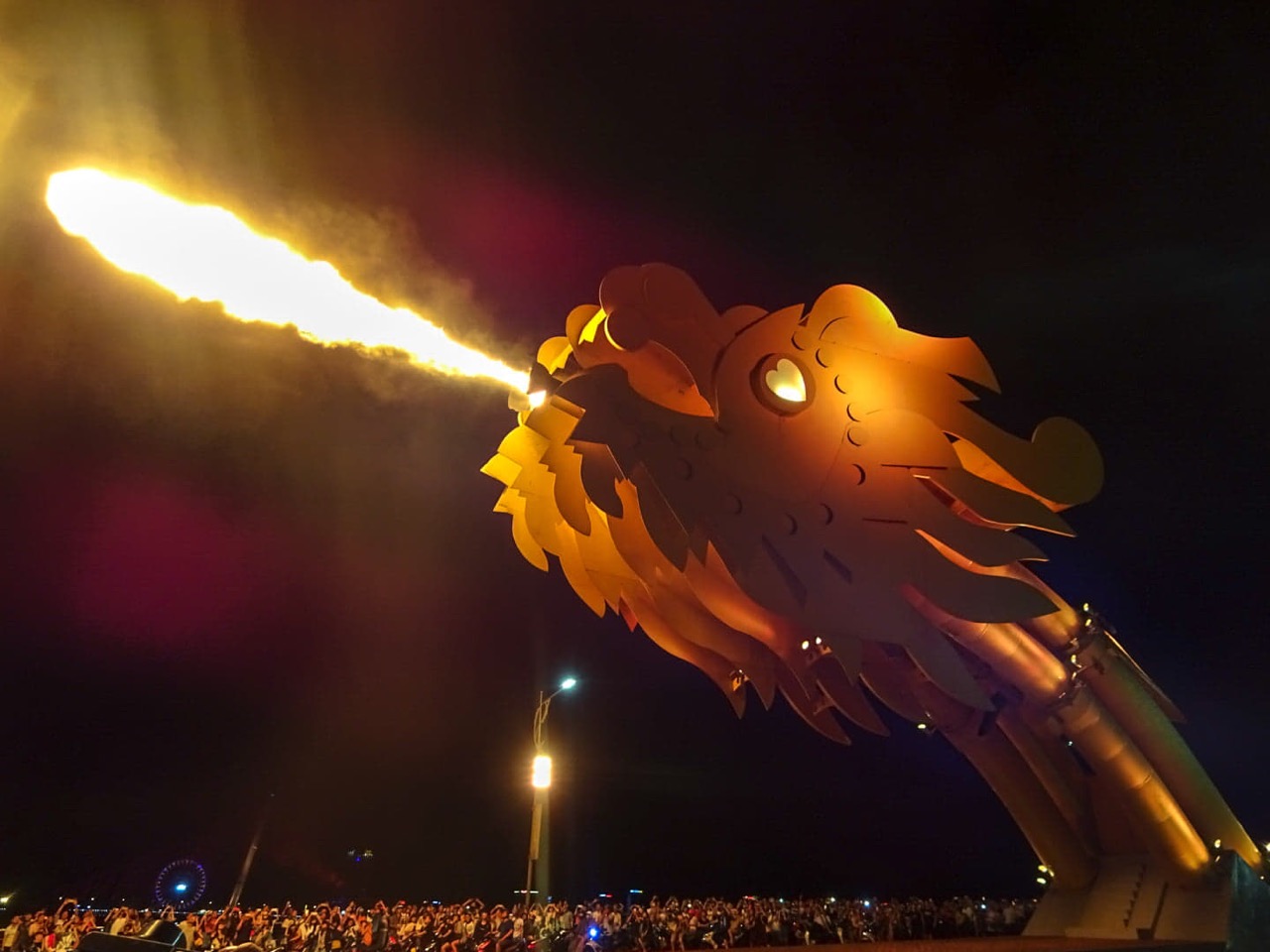 Fire-Breathing at Dragon Bridge 