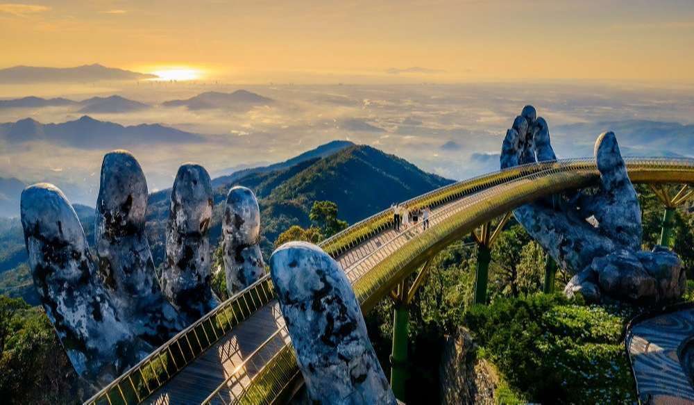 The Most Famous Vietnamese Bridge - Golden Bridge