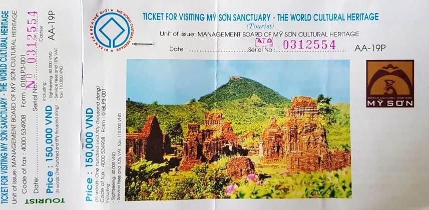 Ticket For Visiting My Son Sanctuary