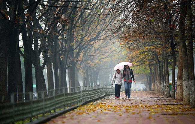 Ha Noi and Southern of Vietnam is Cold in Winter