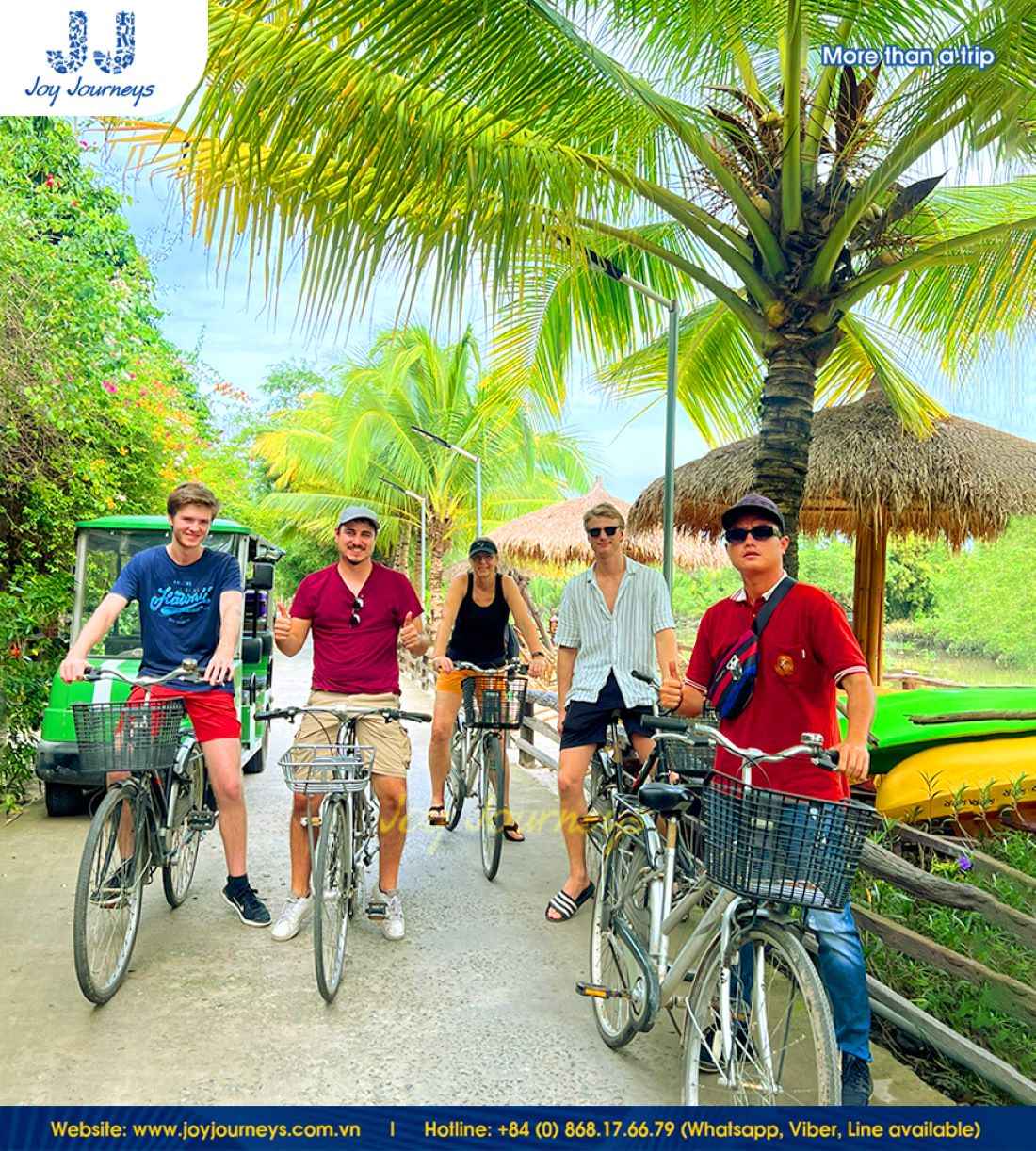 Bike tour is probably one of the most worth-trying tours in the Mekong Delta