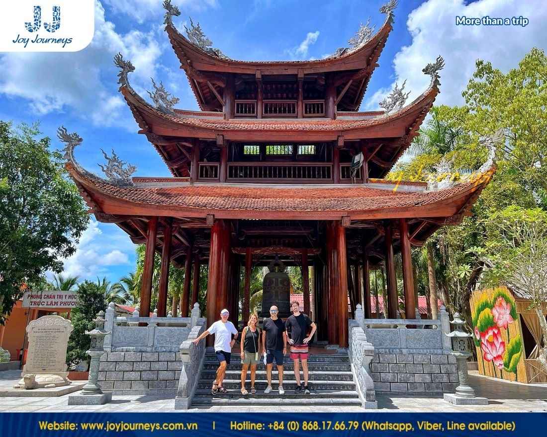 Find inner peace amidst nature's beauty at Truc Lam Phuong Nam Zen Monastery.