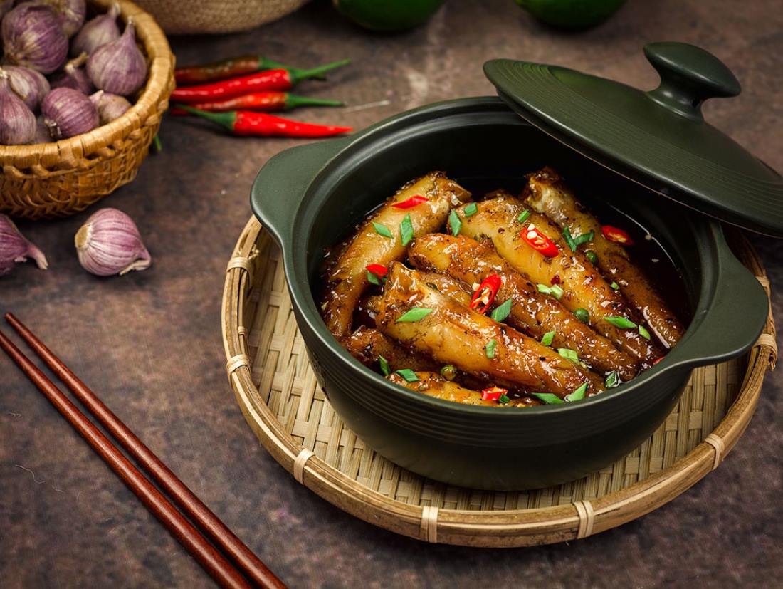 Experience the melt-in-your-mouth goodness of tender braised fish, slow-cooked to perfection in a clay pot