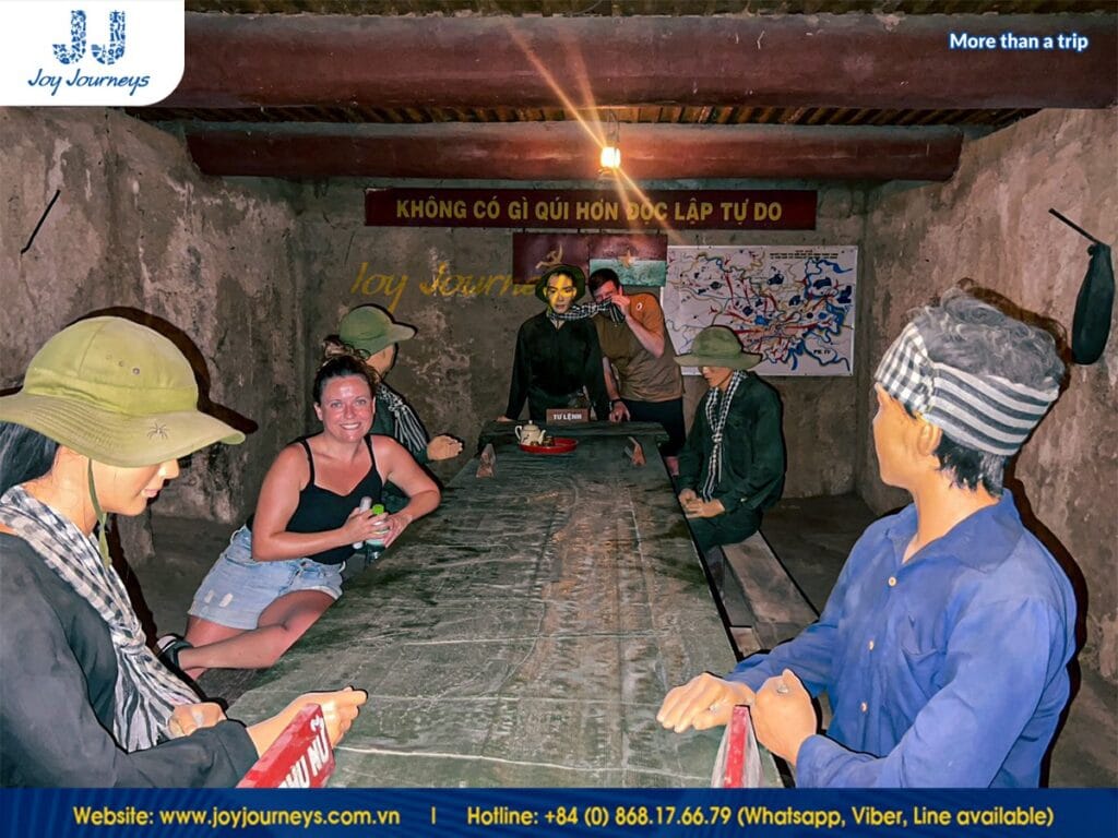 Living conditions in Cu Chi Tunnels